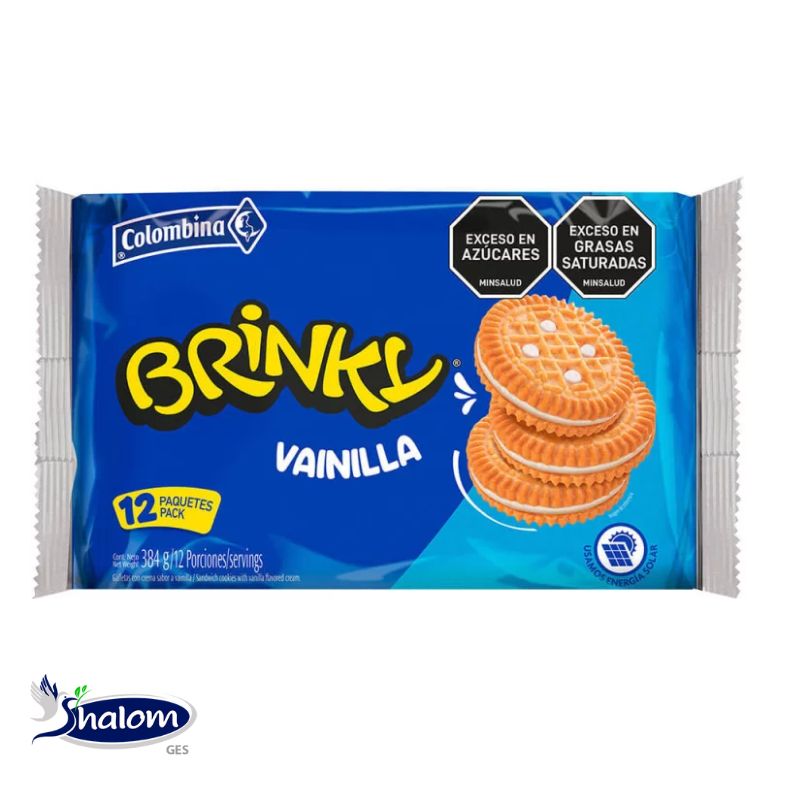 Galleta Brinky Vainilla **6 un x 24 bolsas  