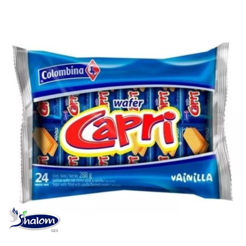 Galleta Capri Wafer  Vainilla *24Un