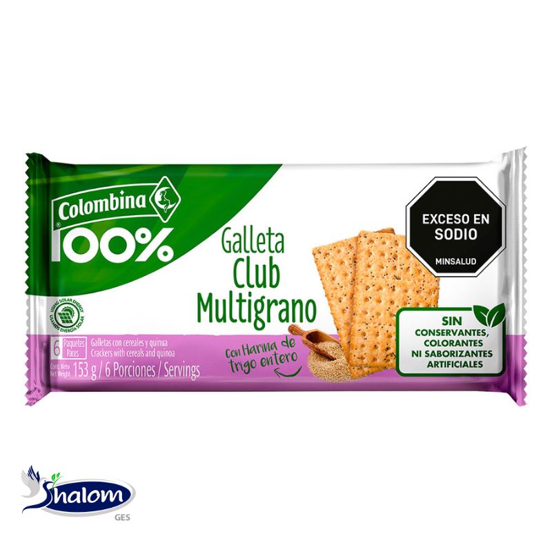 Galleta Colombina Club Multigrano *6 unds 