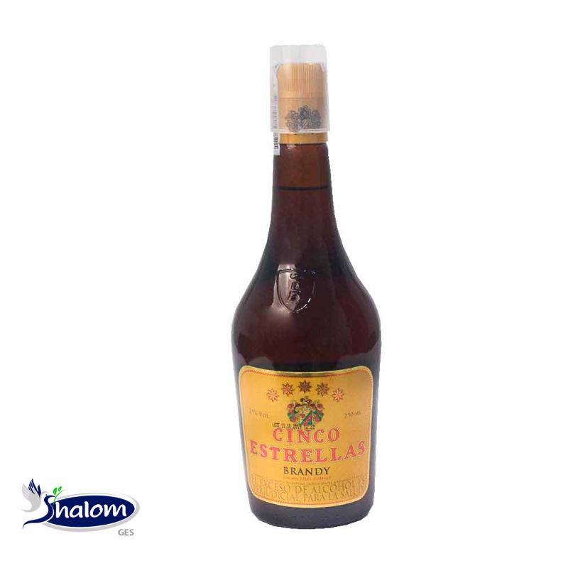Brandy Cinco Estrellas *750Ml