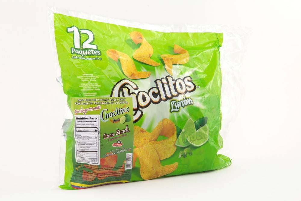 CHOCLITOS LIMON 27G X 12 - BOLSA