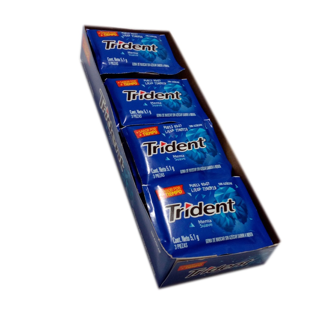 Chicles Trident Surtido Caja*24Und