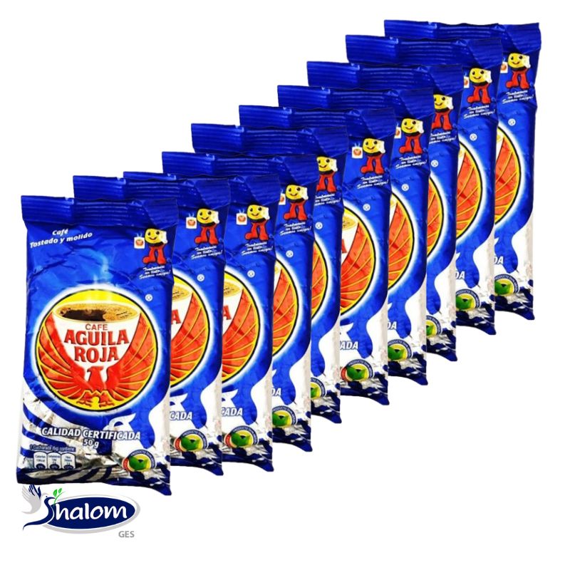 Cafe Águila Roja *10Und * 50 Gr