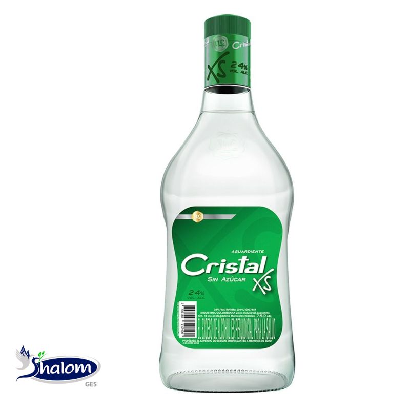 Aguardiente Cristal Verde XS *750Ml
