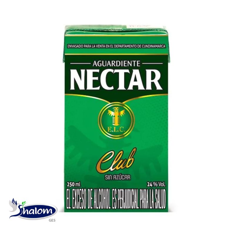 Aguardiente Nectar Club Tetra Pack *250Ml