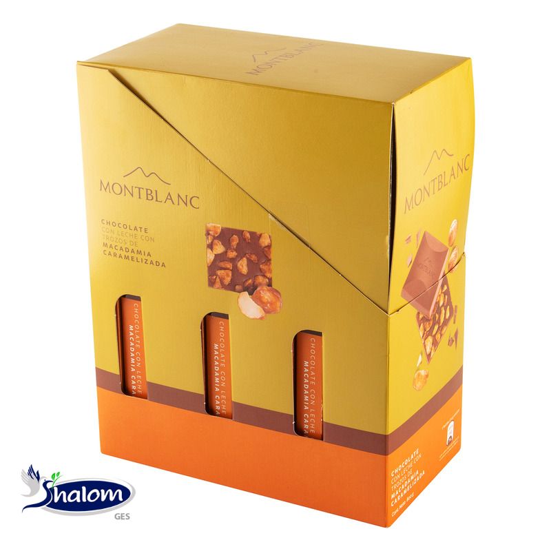 Chocolatina Montblanc Macadamia 1Und*80Gr