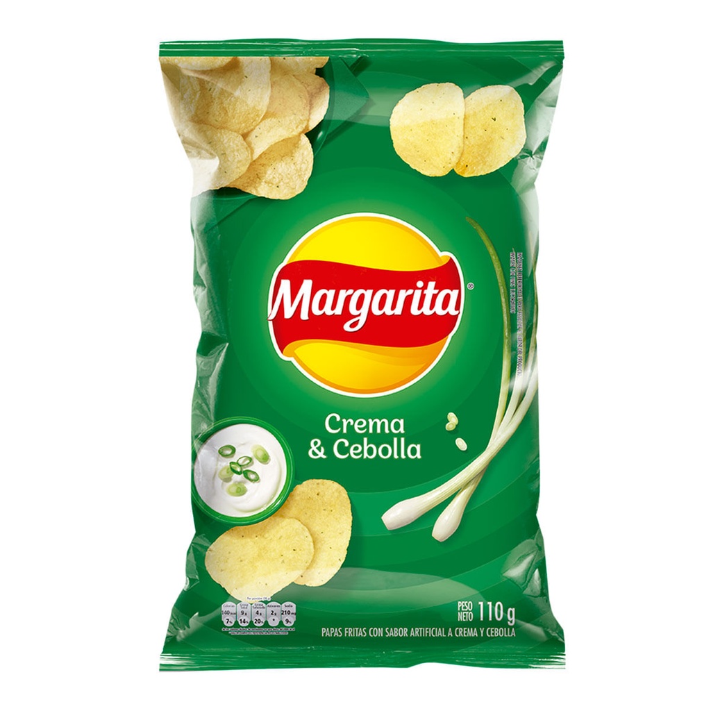 PAPAS MARGARITA CREMA CEBOLLA 110G