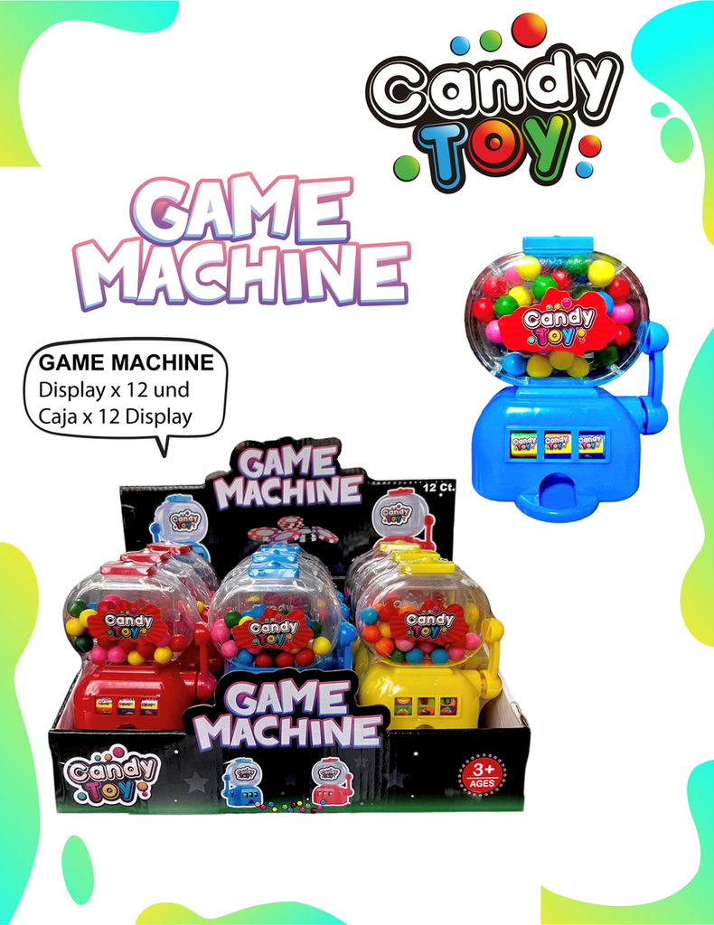 CANDY TOY GAME MACHINE - 12 UND