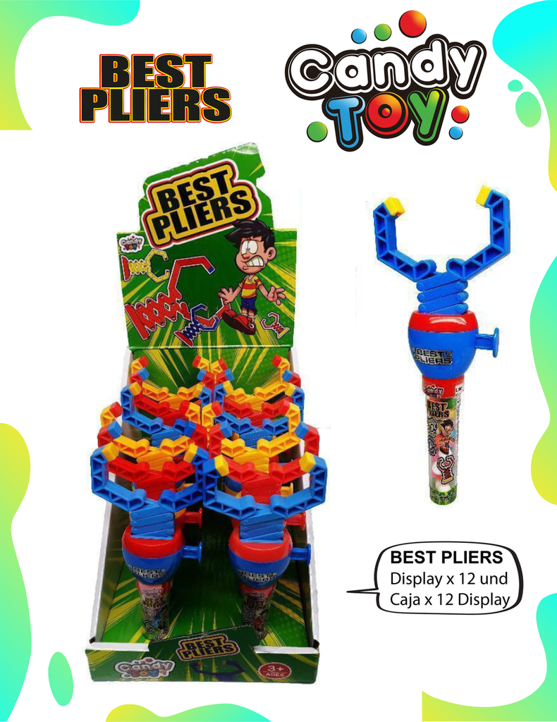 CANDY TOY BEST PLIERS - 12 UND