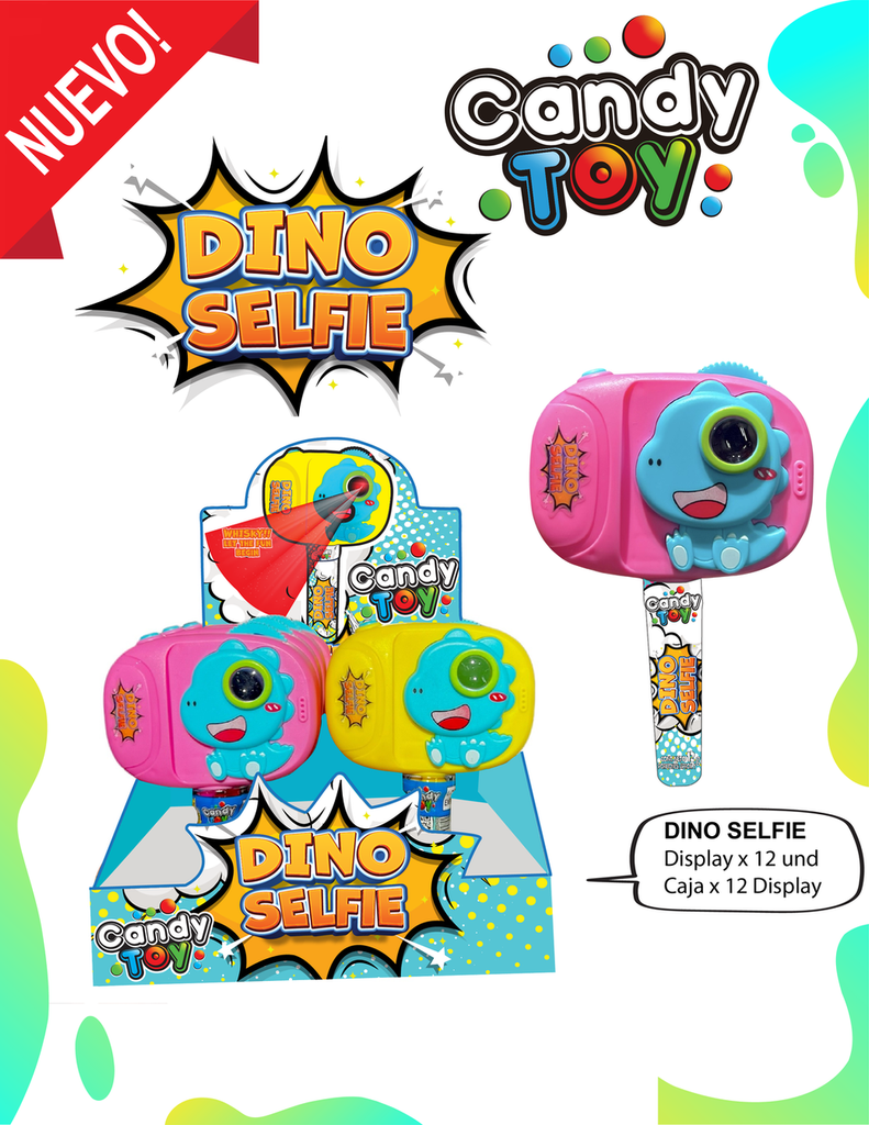 CANDY TOY DINO SELFIE - 1 UND