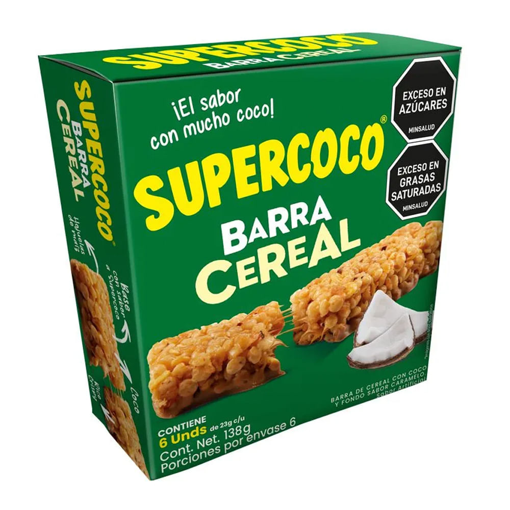 Supercoco Barra Cereal 23G X6U