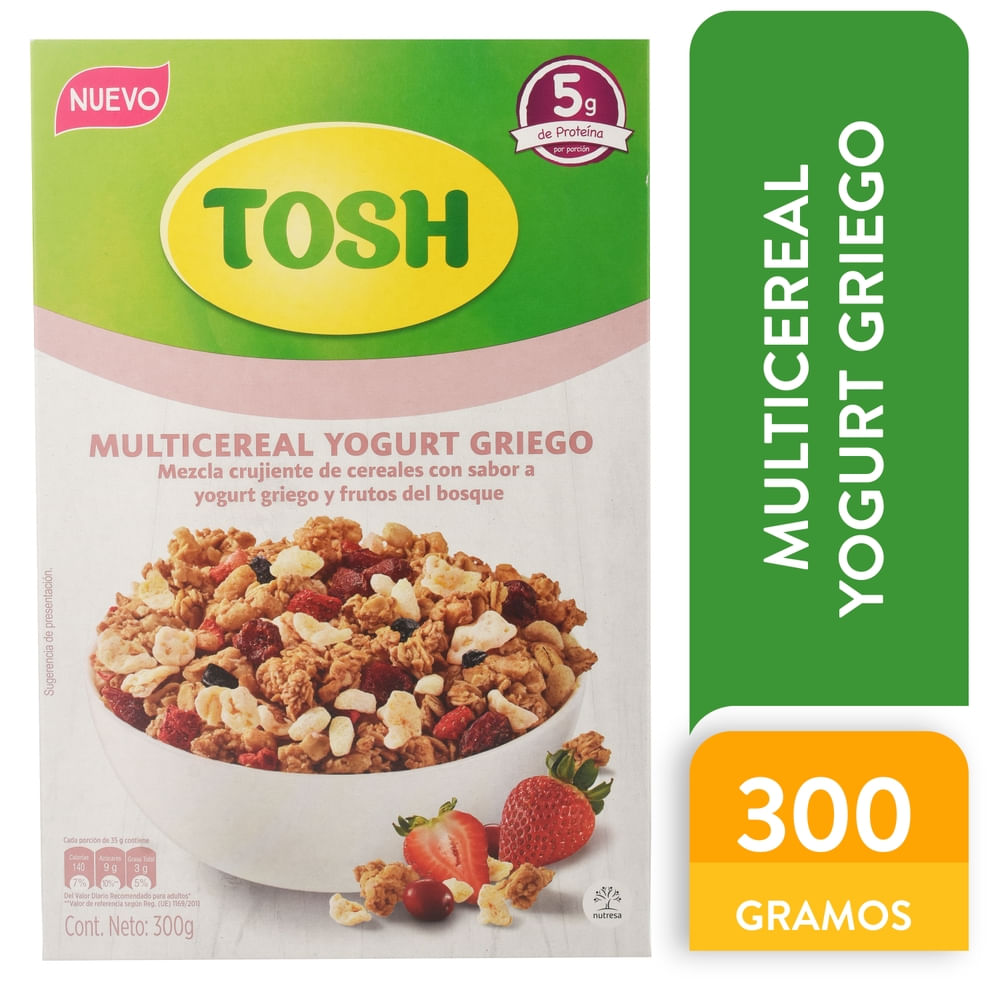 Cereal Tosh Yogurt 8 Cj X 300Gr