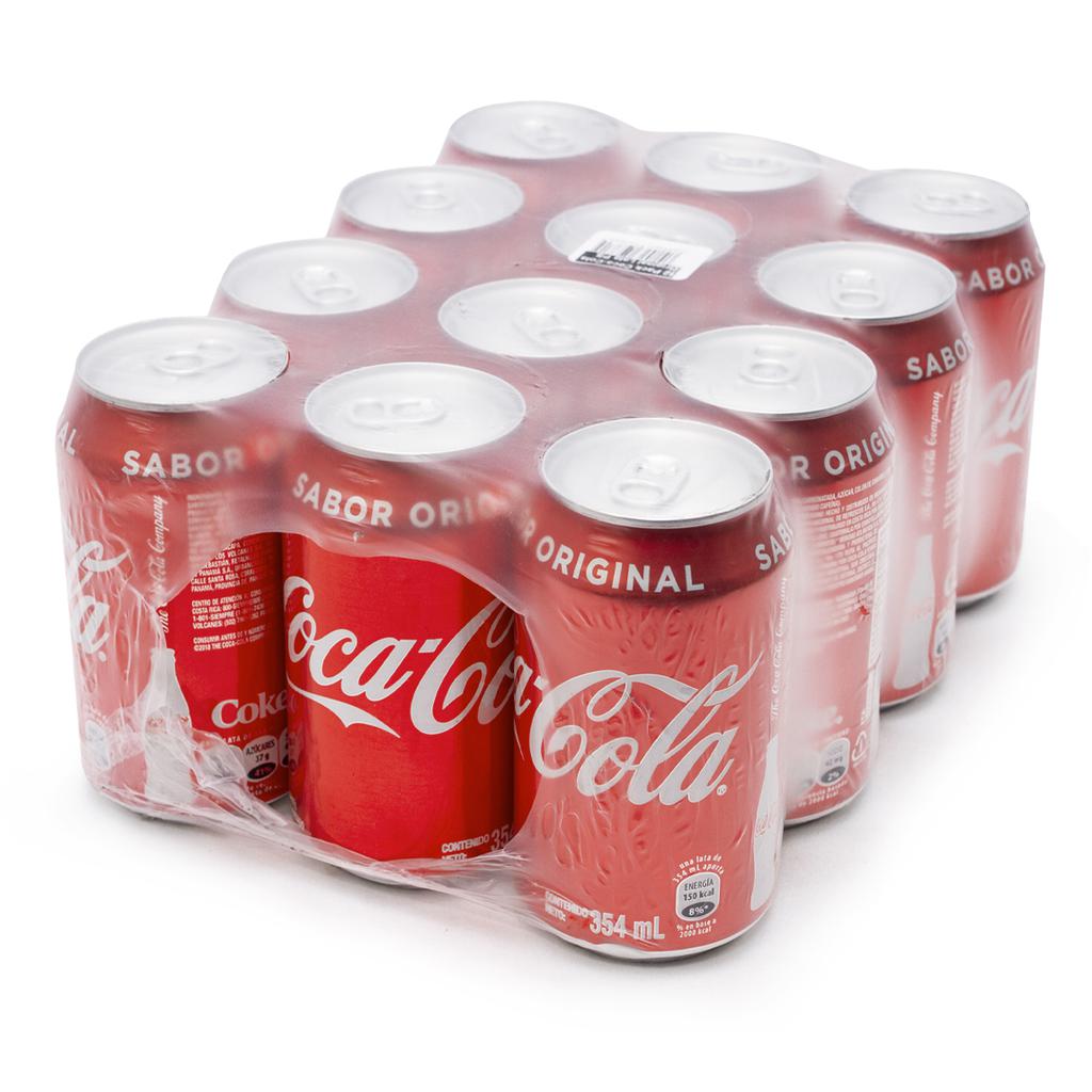 COCA COLA 330 ML LATA * 12 UNDS