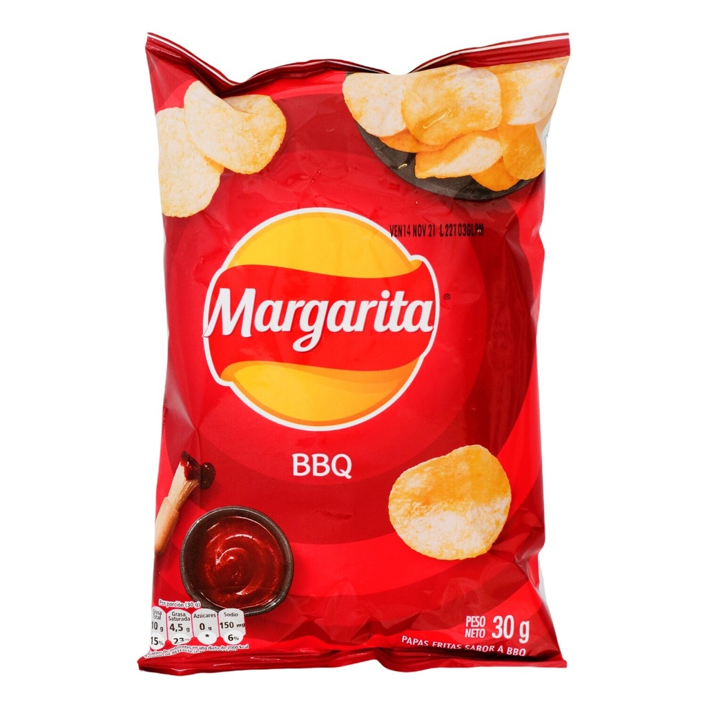 PAPAS MARGARITA BBQ 30G