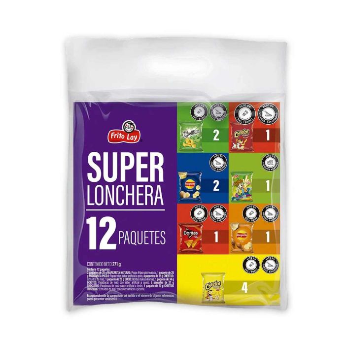 SURTIDO SUPER LONCHERA 271G X 12 - BOLSA