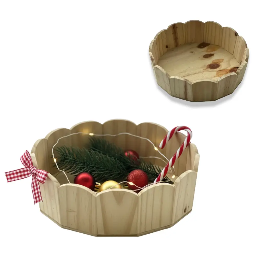 Bandeja en forma de mora color crudo