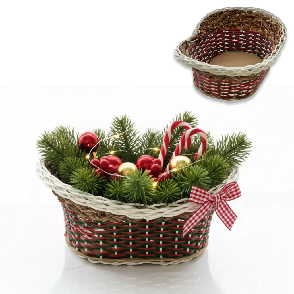 Canasta Tejida Cascada