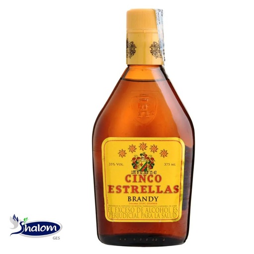 [EC314] Brandy Cinco Estrellas *375Ml