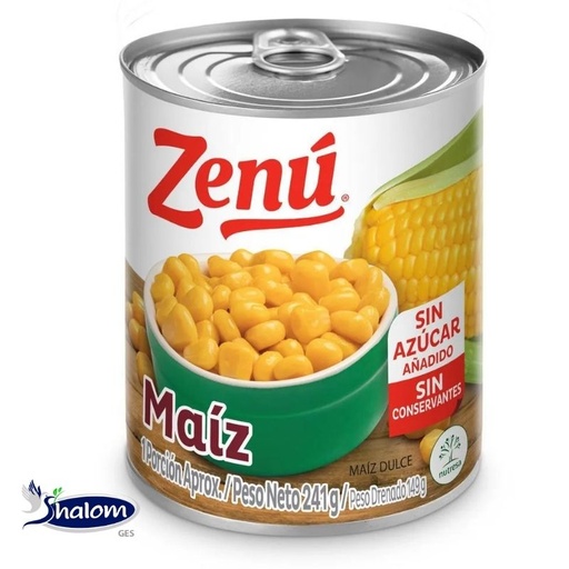 [EC8821] Maiz Dulce Zenu *241Gr