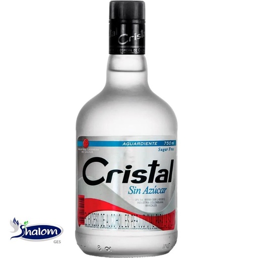 [EC652] Aguardiente Cristal Sin Azucar *375Ml
