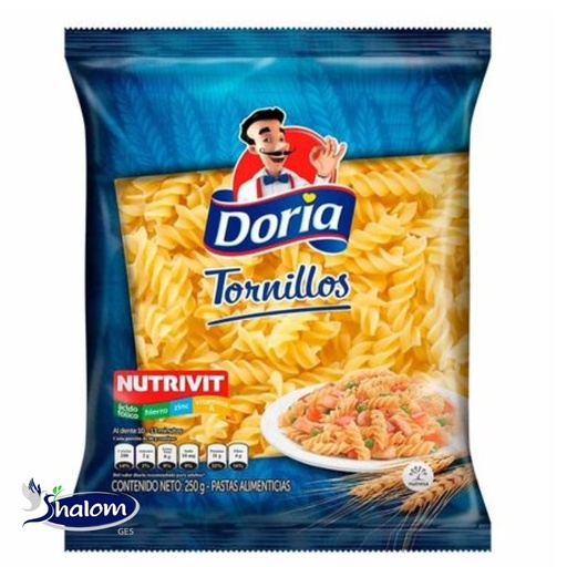 [EC1908] Pasta Doria Tornillos *250Gr