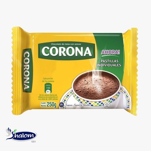 [EC2195] Chocolate Corona x 200 grs