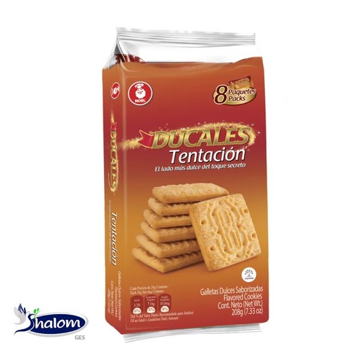 [EC8127] Galleta Ducales Tentacion Bolsa *8Unds