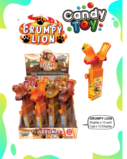 [EC] CANDY TOY GRUMPY LION - 1 UND