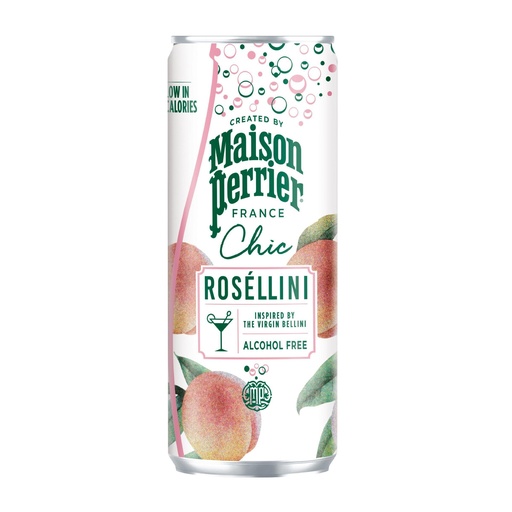 [EC1207] AGUA PERRIER CHIC ROSELLÍNI 25CL CAN
