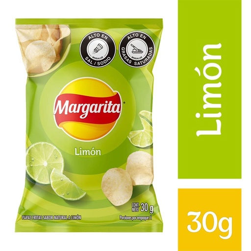 [EC1608] PAPAS MARGARITA LIMON 30G
